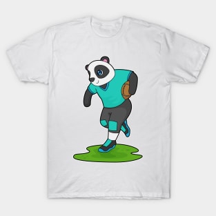 Panda Football player Football T-Shirt